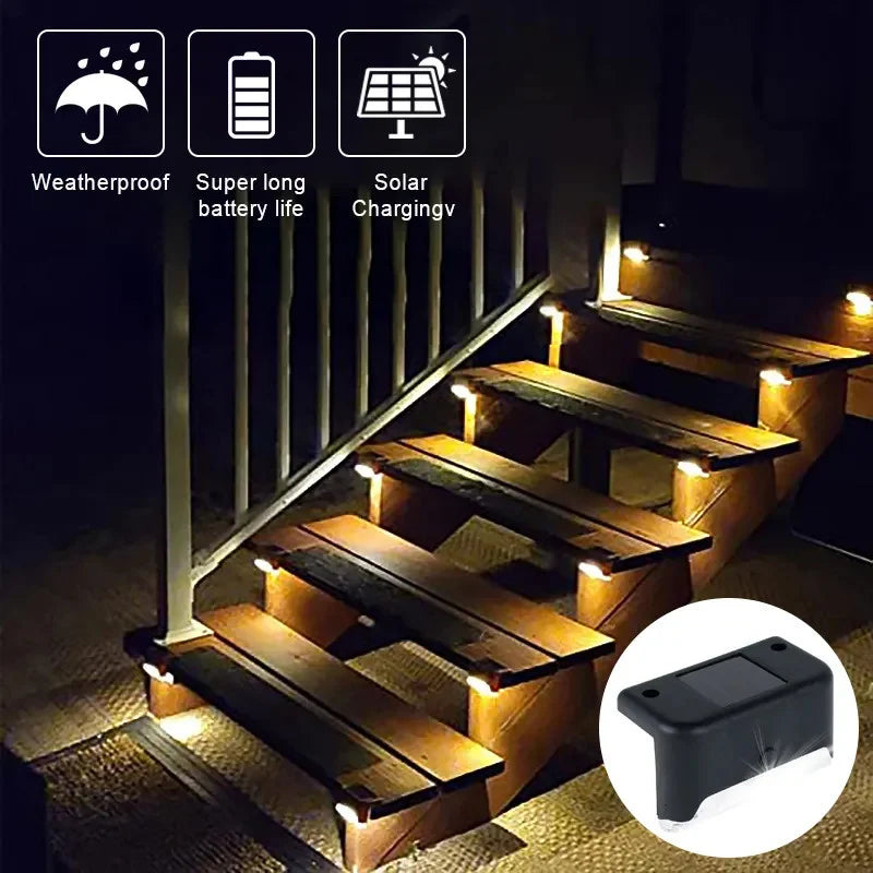 SOLAR OUTDOOR LED DECK LIGHTS