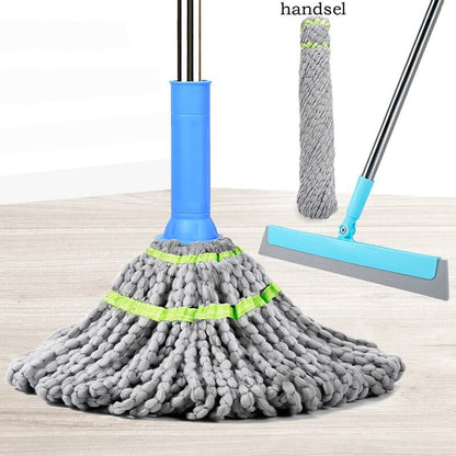 FREE HAND-WASHING MOP HOME MOP WATER SQUEEZE MOP HEAD ROTATING