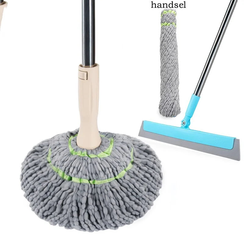 FREE HAND-WASHING MOP HOME MOP WATER SQUEEZE MOP HEAD ROTATING