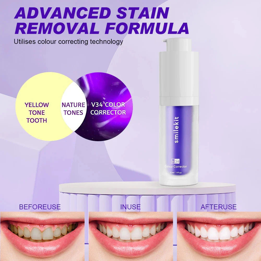 TEETH WHITENING TOOTHPASTE V34