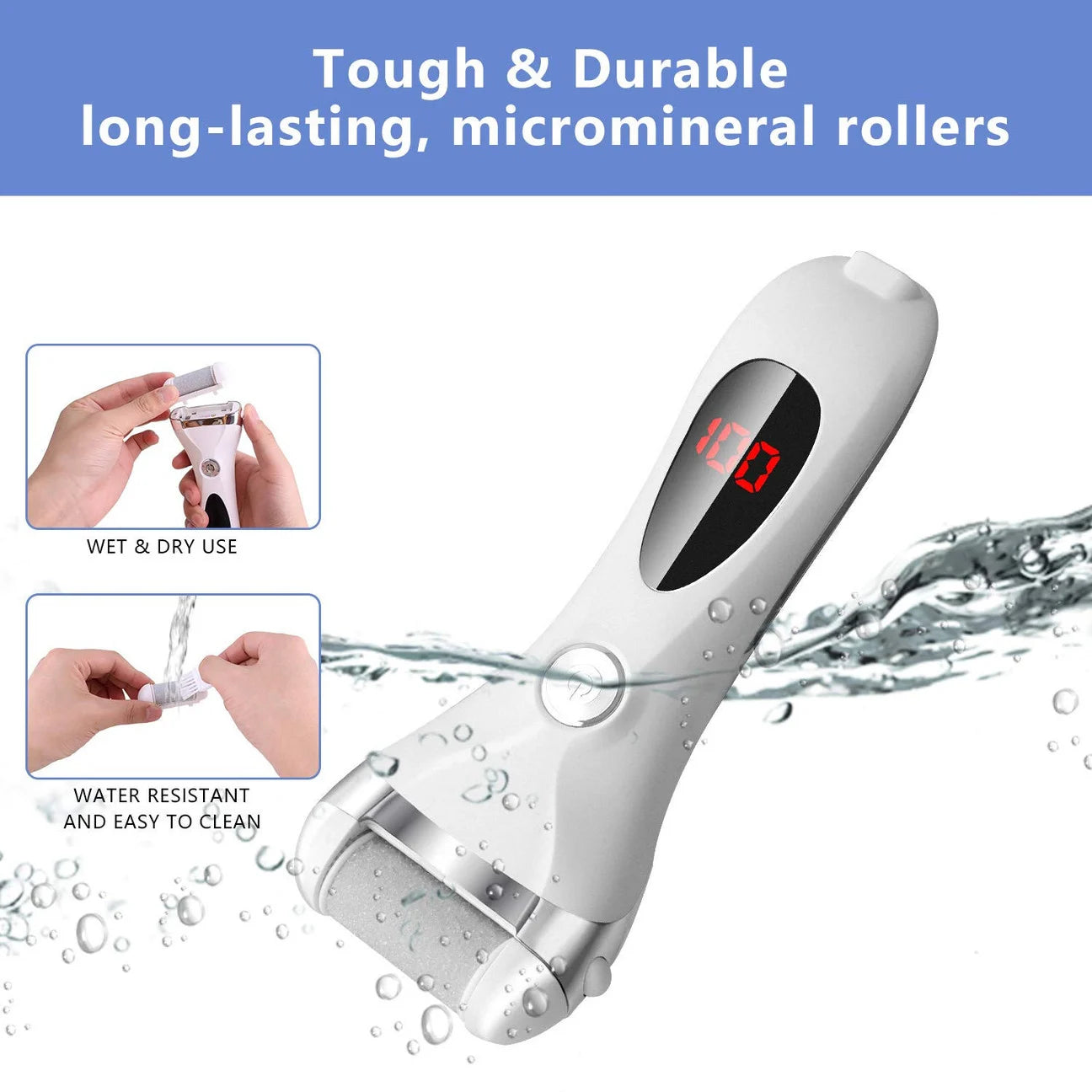 NEW ELECTRIC FOOT FILE GRINDER CALLUS REMOVER