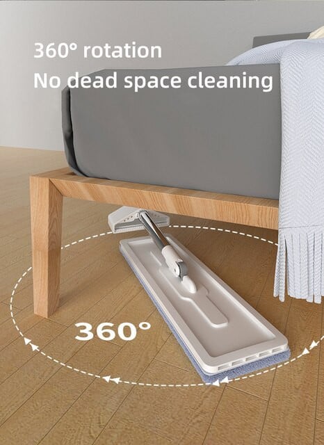 JOYBOS MICROFIBER FLAT MOP FREEHAND PUSH SQUEEZE