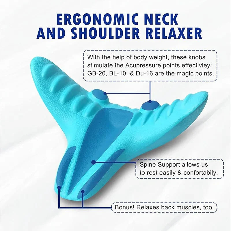 NECK AND SHOULDER RELAXER CERVICAL TRACTION DEVICE