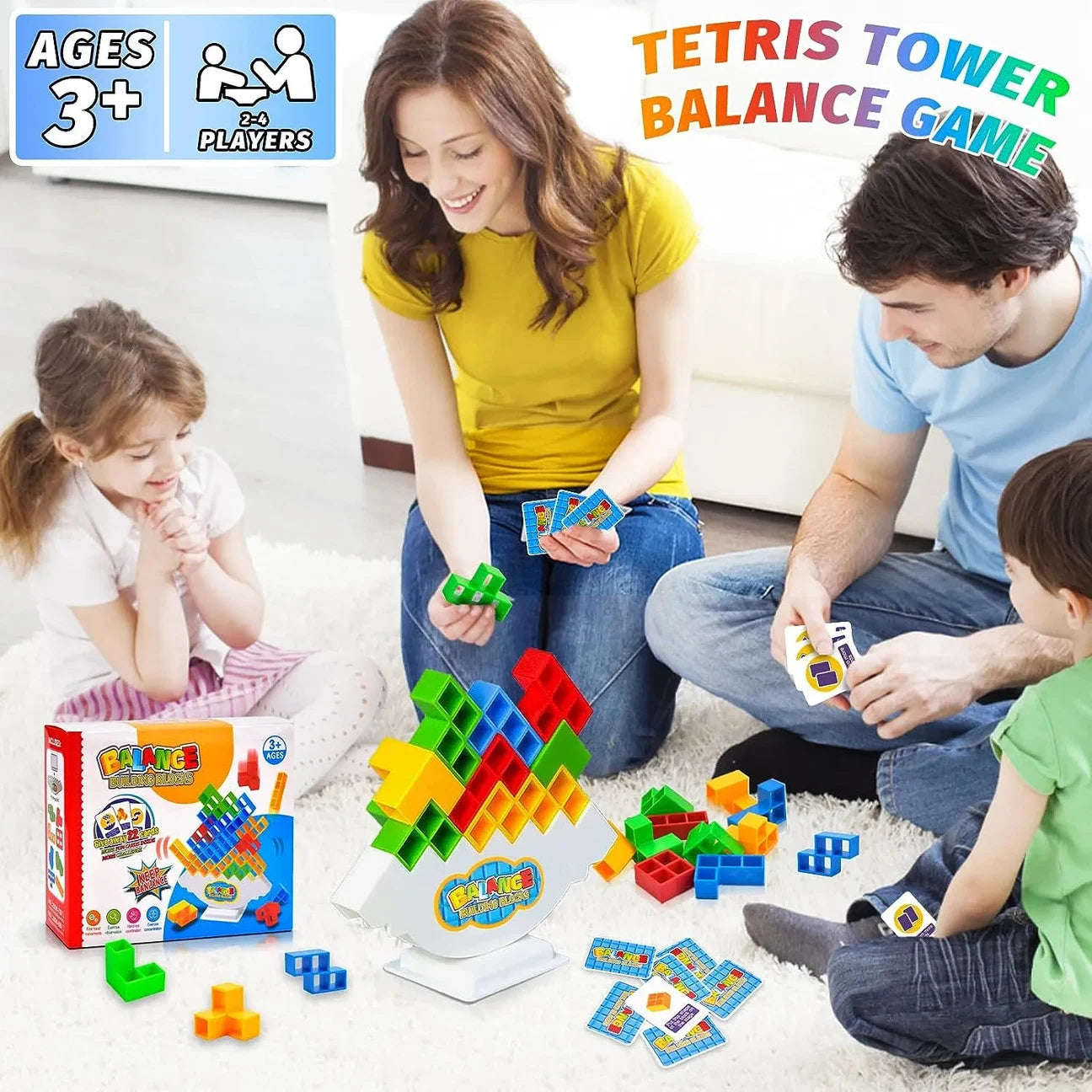 TEAM TOWER GAME FOR KIDS & ADULTS