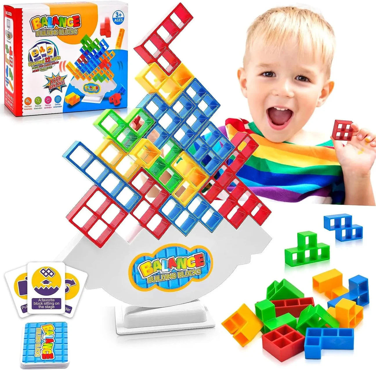 TEAM TOWER GAME FOR KIDS & ADULTS