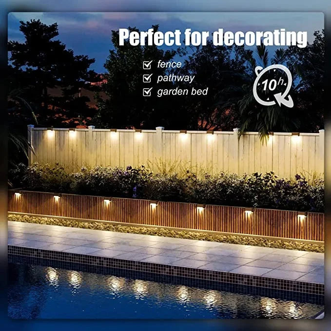 SOLAR OUTDOOR LED DECK LIGHTS