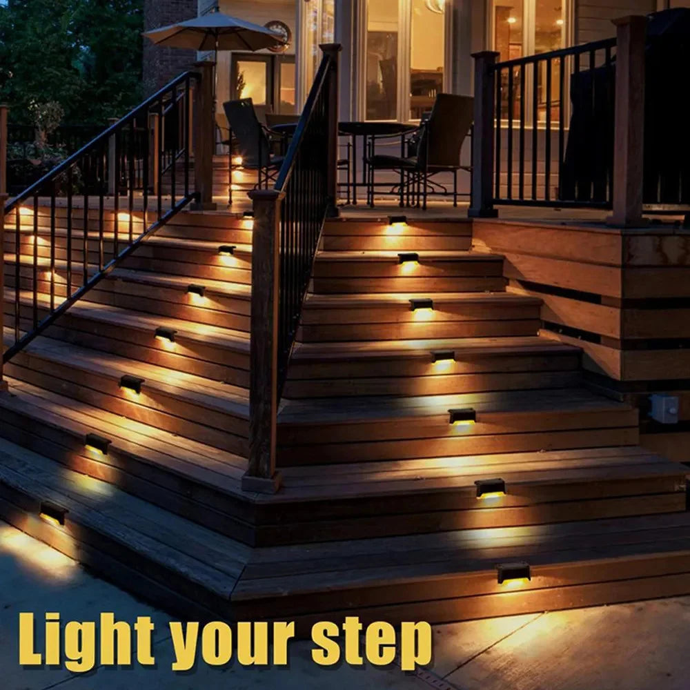 SOLAR OUTDOOR LED DECK LIGHTS