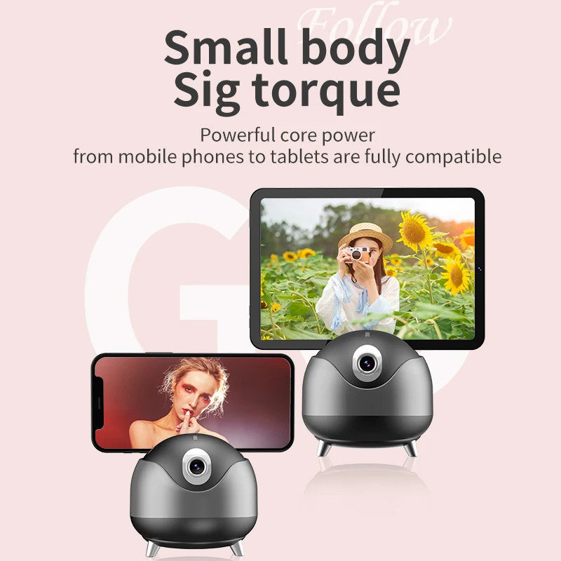 AUTO FACE TRACKING CAMERA GIMBAL STABILIZER ANTI-SHAKE 360°