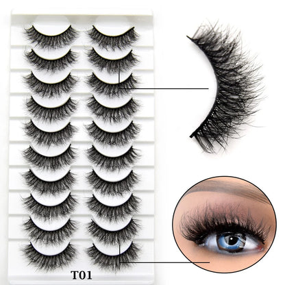 10 Pairs Eyelashes