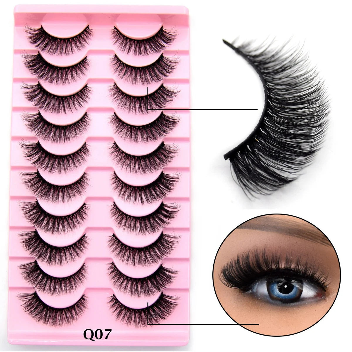 10 Pairs Eyelashes