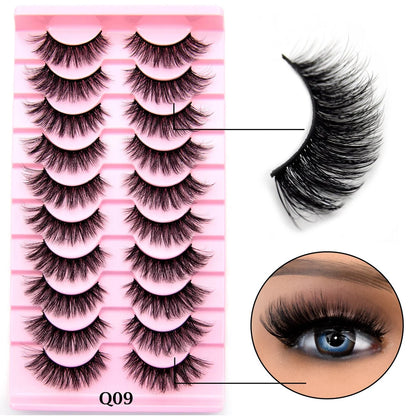 10 Pairs Eyelashes