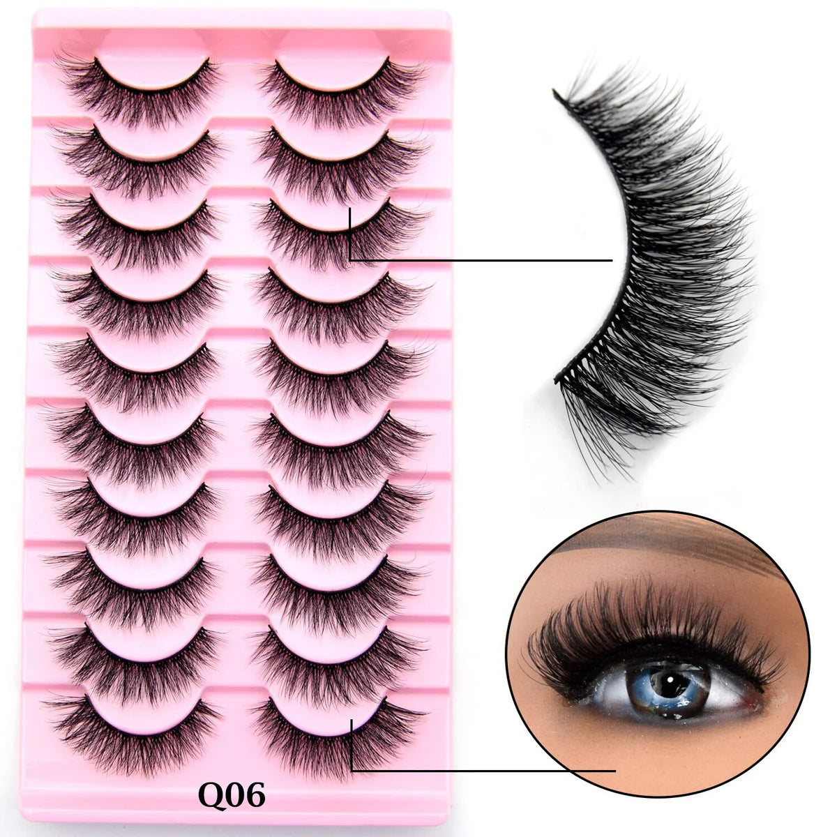 10 Pairs Eyelashes