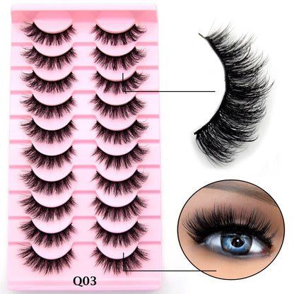 10 Pairs Eyelashes