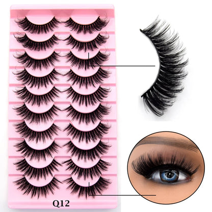 10 Pairs Eyelashes