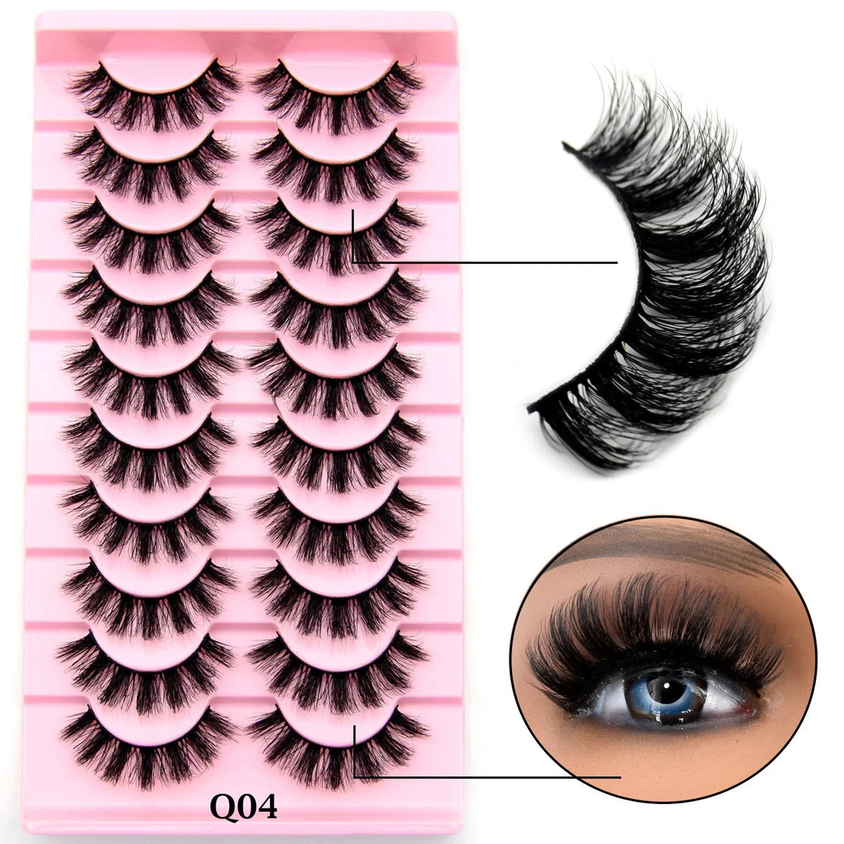 10 Pairs Eyelashes