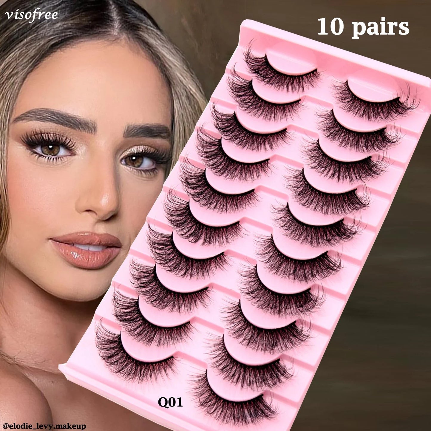 10 Pairs Eyelashes