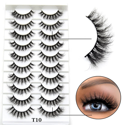 10 Pairs Eyelashes