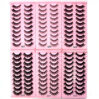 10 Pairs Eyelashes