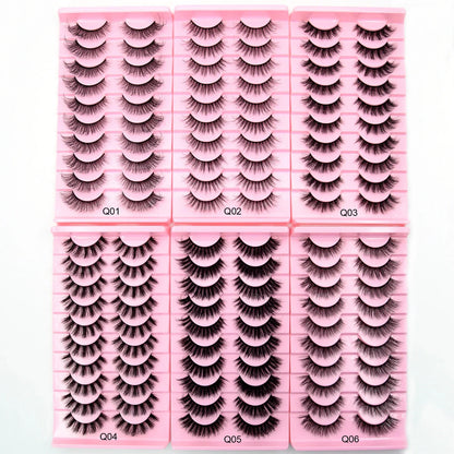 10 Pairs Eyelashes