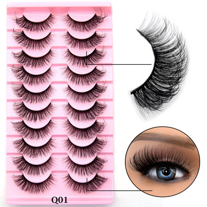 10 Pairs Eyelashes