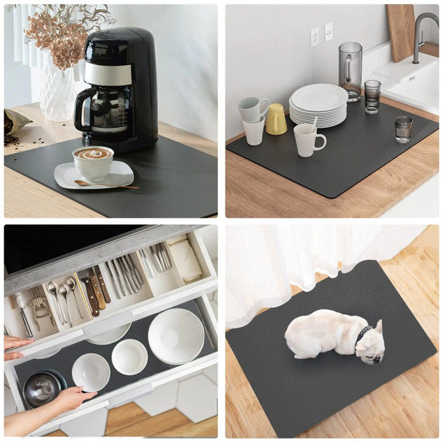 Multi-Purpose Super Absorbent Kitchen Counter Drying Mat