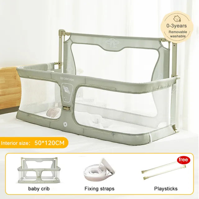 Lightweight Bedside Crib Dual-use