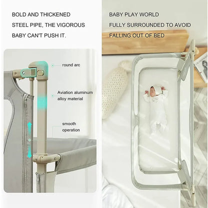 Lightweight Bedside Crib Dual-use