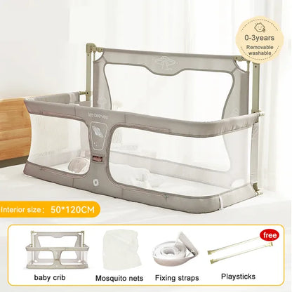 Lightweight Bedside Crib Dual-use